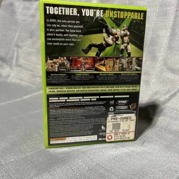 WWE Smackdown vs. Raw 2009 - Xbox 360 Wrestling Fighting T Teen - Picture 2 of 4